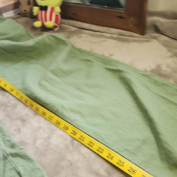 Green Wide-Leg Pants - Picture 5 of 10